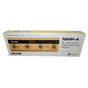 NUX NMP-4 Bluetooth Foot Switch Pedal Controller For Stageman AC-50 Acoustic Amp